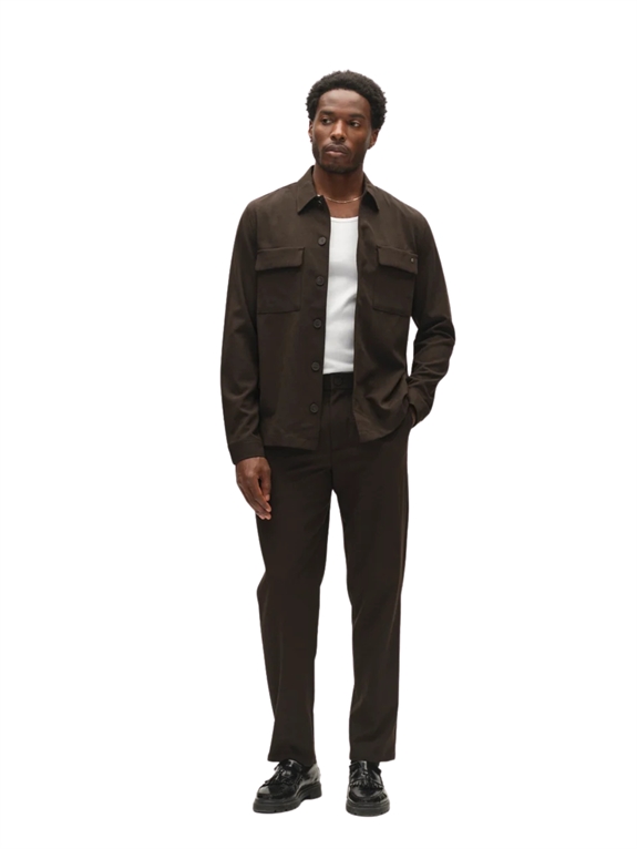GABBA Togger Push Phin LS Overshirt GRS - Brown Slate